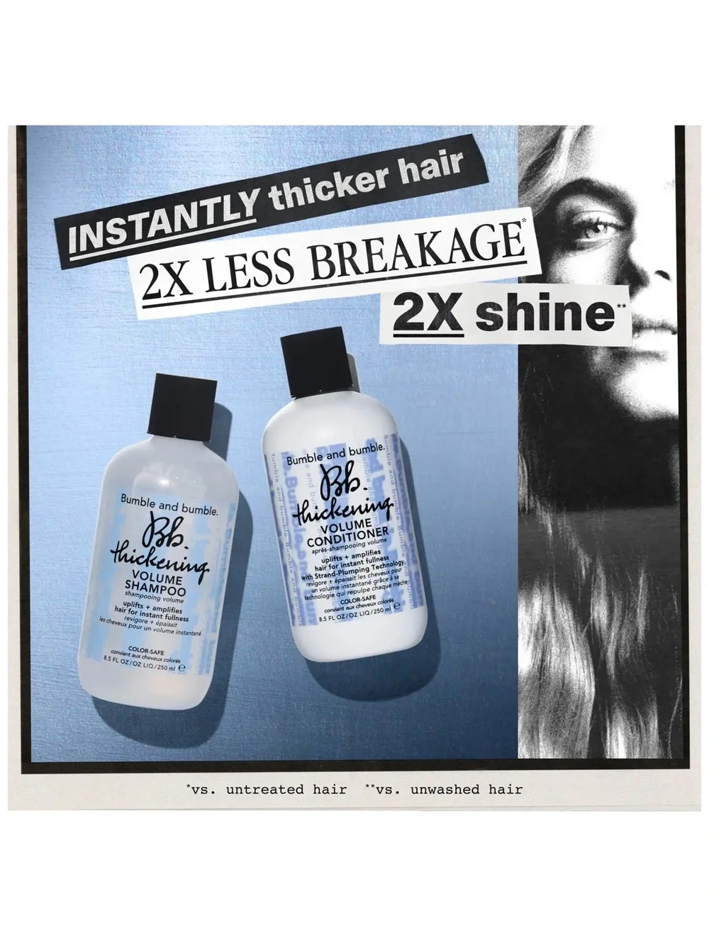 Bumble and bumble bb.thickening Volume Conditioner — Travel size x3